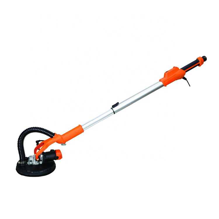 710W Electric Wall Sander Drywall Siling Lipat Mempelas Pengikis Mesin Pengisar Dinding 225mm dengan Lampu LED